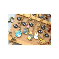 Straps*Maison Ghibli Charm Chain Big Totoro & Flower - My Neighbor Totoro
