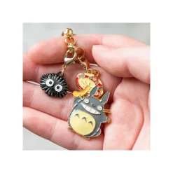 Straps*Maison Ghibli Charm Chain Big Totoro & Flower - My Neighbor Totoro