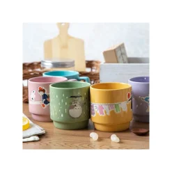 Kitchenware*Maison Ghibli Coloful embossed mug Laundry Day - Howl's Moving Castle