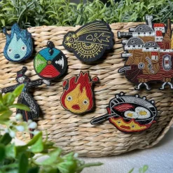 Pins*Maison Ghibli Embroidered Jewel Brooch Scarecrow - Howl’s Moving Castle