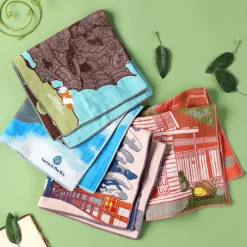 Outfits*Maison Ghibli Imabari Handkerchief Hauru’s Castle 40x40 cm - Howl's MovingCastle