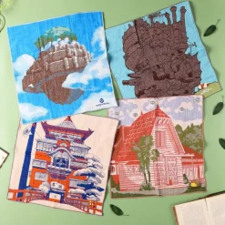 Outfits*Maison Ghibli Imabari Handkerchief Hauru’s Castle 40x40 cm - Howl's MovingCastle