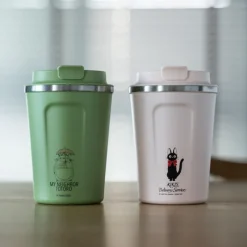 Kitchenware*Maison Ghibli Mat Green Isothermal mug 350ml  - My Neighbor Totoro