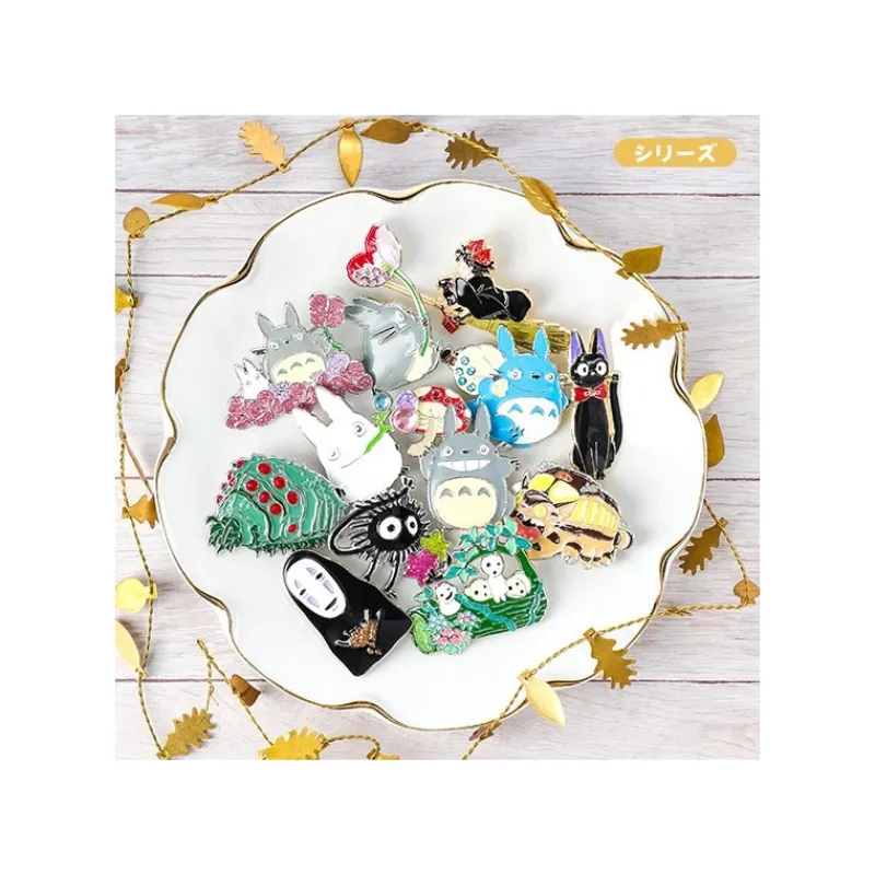 Pins*Maison Ghibli Metal Brooch Jiji - Kiki's Delivery Service