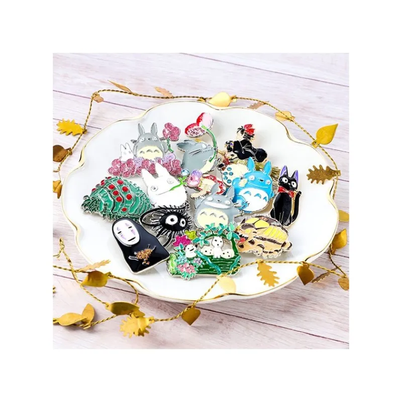Pins*Maison Ghibli Metal Brooch Jiji - Kiki's Delivery Service