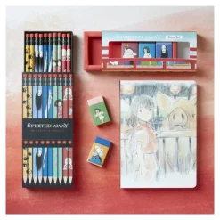Writing*Maison Ghibli Pencil Set - Spirited Away