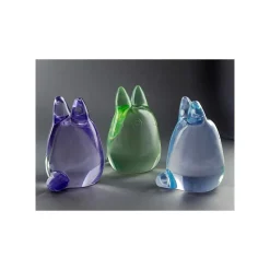 Statues*Maison Ghibli Rainbow Crystal Figurine White Totoro - My Neighbor Totoro
