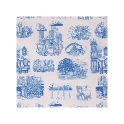 Storage*Maison Ghibli Round Toilet bag Blue Nostalgia - Whisper of the Heart