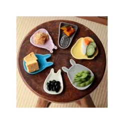 Kitchenware*Maison Ghibli Small dessert plate Middle Totoro shape - My Neighbor Totoro