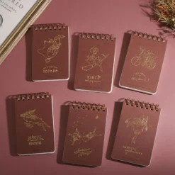 Notebooks And Notepads*Maison Ghibli Stamped ring notebook 11,5×7,2cm Chihiro & Haku - Spirited Away