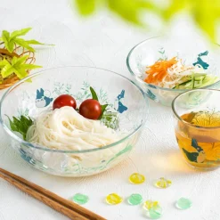 Kitchenware*Maison Ghibli Transparent bowl 17cm Chasing acorns - My Neighbor Totoro