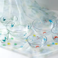 Kitchenware*Maison Ghibli Transparent Glass Ponyo under the sea - Ponyo on the Cliff