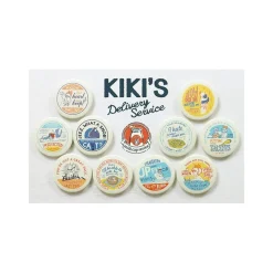 Badges*Maison Ghibli Vintage Badge Collection 10 PCS - Kiki's Delivery Service