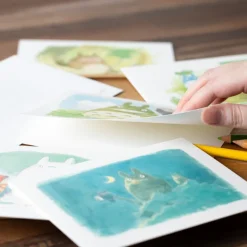 Postcards And Letter Papers*Maison Ghibli Watercolour Greeting cards 24 x 15,8 cm Spring - My Neighbor Totoro