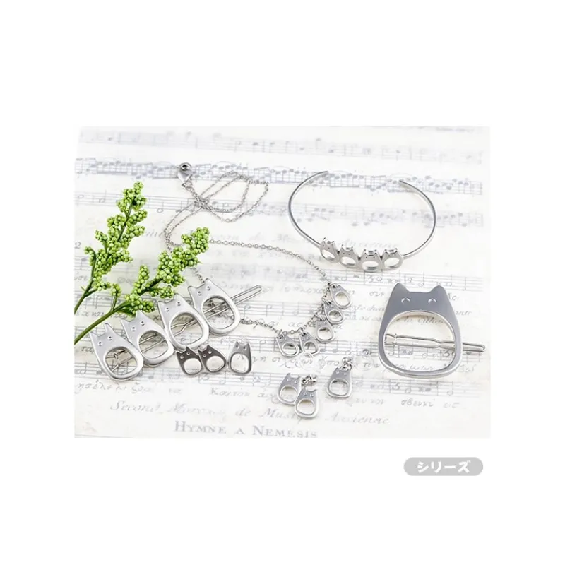 Jewellery*Maison Ghibli White Totoro Metal Garland Bracelet - My Neighbor Totoro