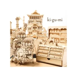 Arts And Crafts*Maison Ghibli Wooden Craft Kit Kigumi Aburaya - Spirited Away